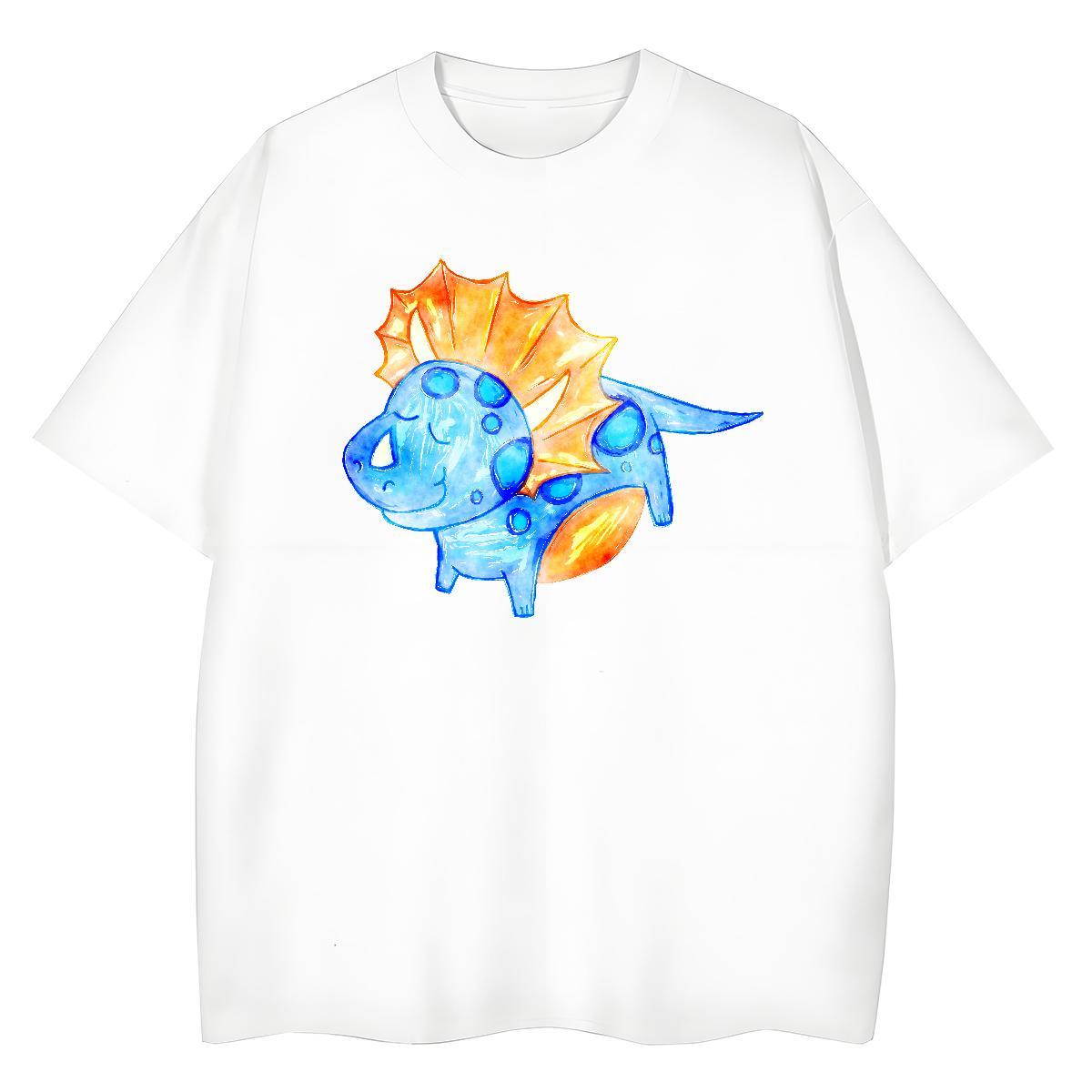 2024 Men Tees dog Outdoor 100% Cotton 230g Tshirts Short Sleeve Soft Loose T-Shirts for Men Customized