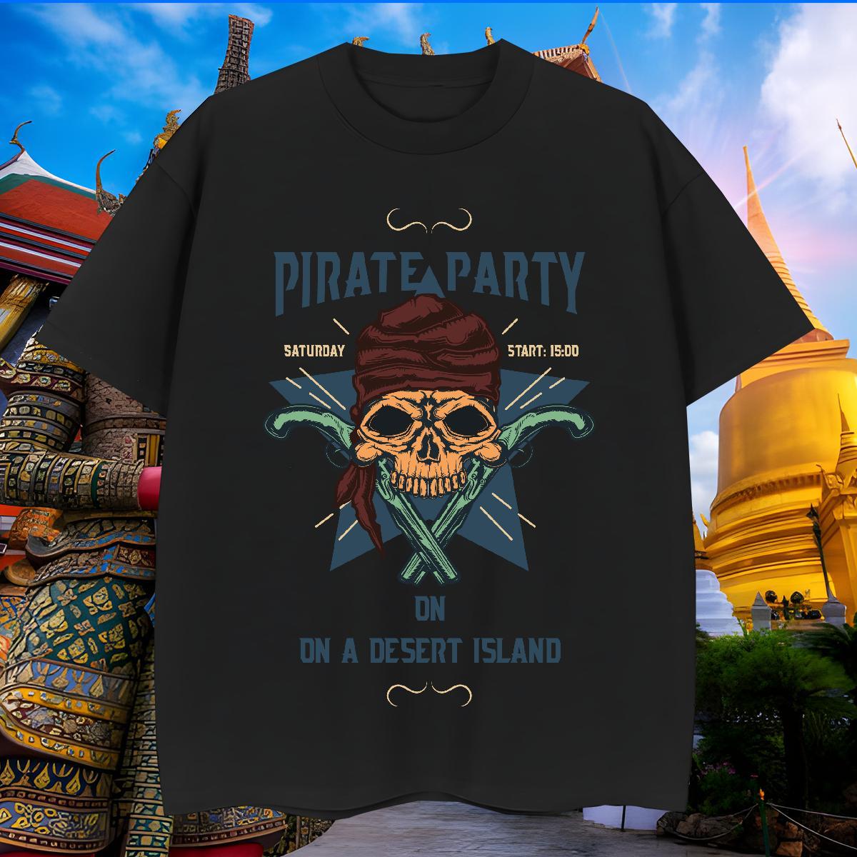 Cool Design Men T Shirts 230g Pure Cotton skull Street DIY Printed Crew Neck Breathable Men Tees New Arrival Polos