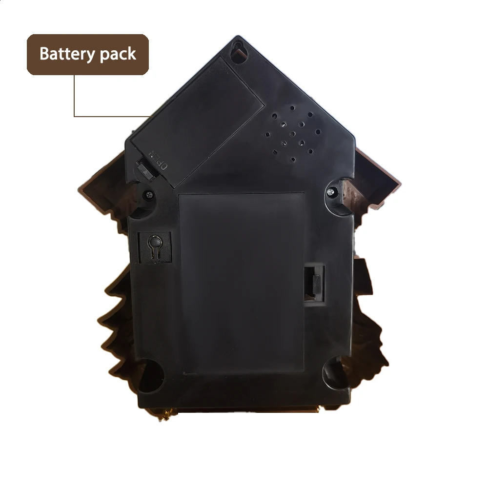 Cuckoo Bird House Creative Wall Clock Pastoral Style Cartoon Kids Room Decorative Wall Clock Full Clock Music Time Reporting 240824