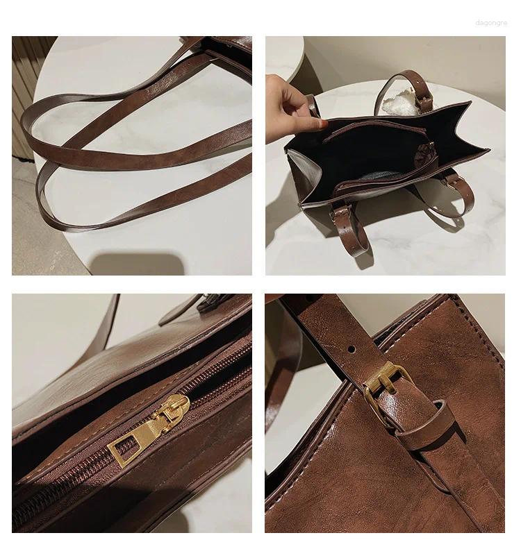 2025 NEW Evening Bags Large-capacity Bag Edition Contracted Female Single Shoulder Portable Fashion Package Western Style Ancient Ways Tote original d