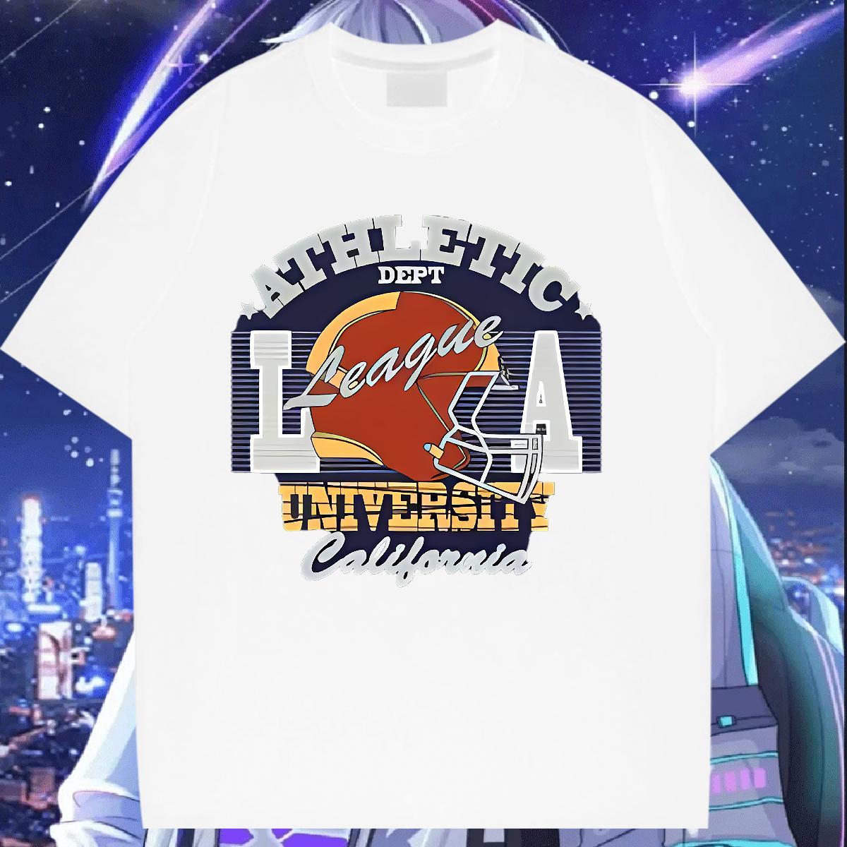High quality Women Tees 230g Pure Cotton letter Hip Hop Woman T Shirts Crew Neck Breathable DIY Anime Printed Tshirts