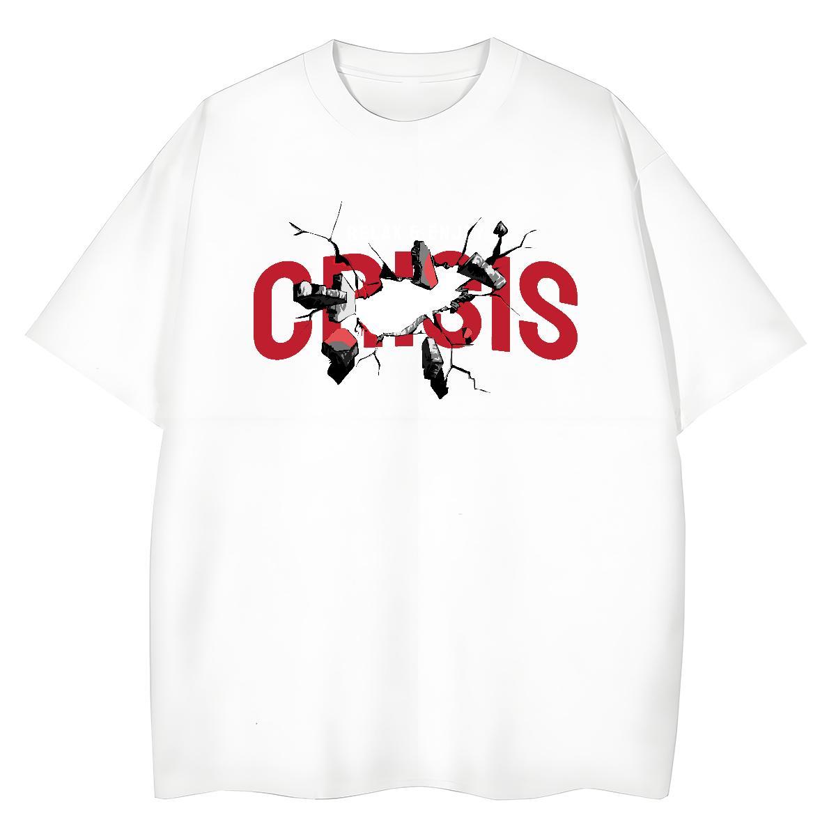 Soft T Shirts Men 100% Cotton 230g letter Home Outdoor Custom Print Plus Size Breathable Crew Neck Couples T Shirts 2024 Designer Tee Shirt
