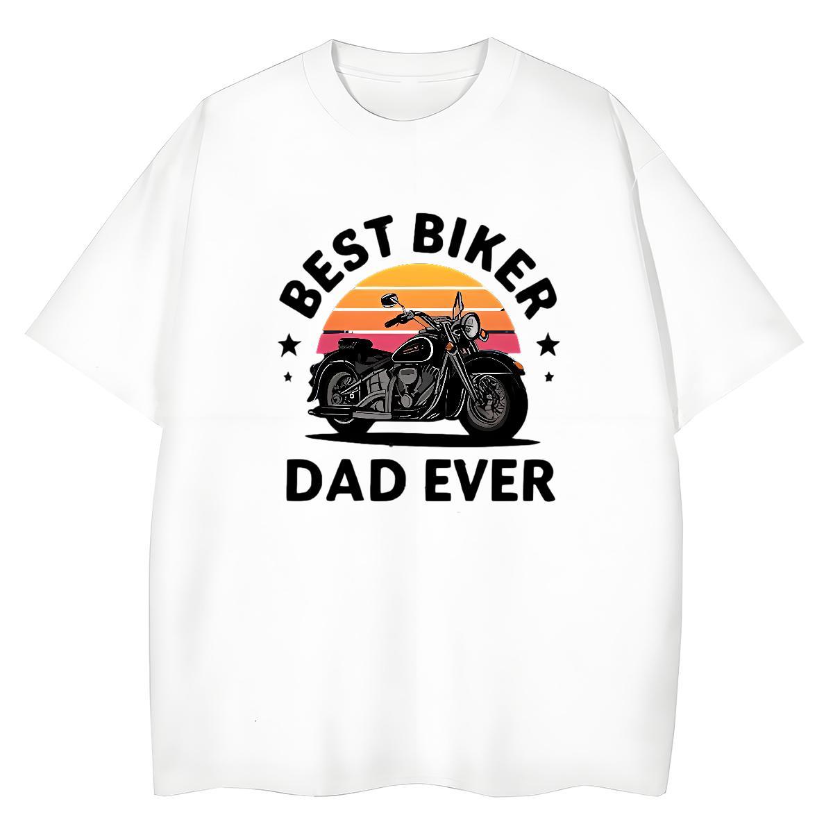 Cool Mens T Shirts 230g 100% Cotton Motorcycle Sports Casual Custom Print Oversized Short Sleeve O-Neck Tshirts Designer Tops