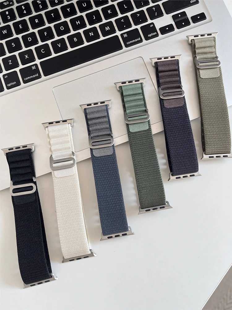 Alpine Loop for Apple Watch Ultra 2 Band 49mm 44mm 45mm 40mm 41mm 42mm 38mm correa iwatch Bracelet Series 9 8 7 SE 6 5 4 3 Strap W240824