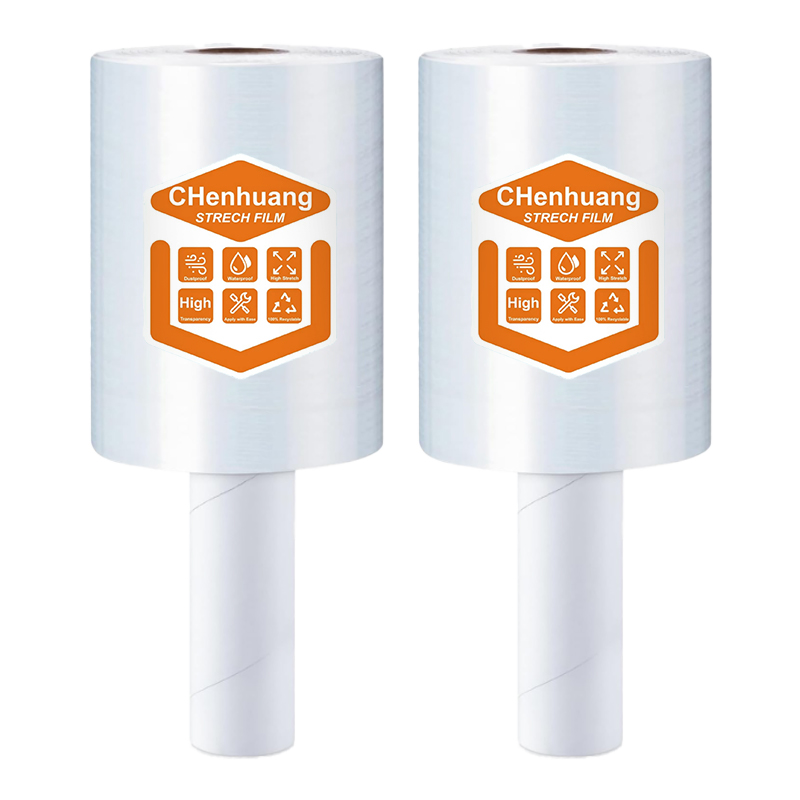 Single pack 13 cm wide 305 m long elastic transparent adsorption durable paste packaging mobile packaging 80 Gauge wholesale