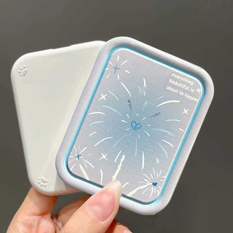 Fashion Portable Folding Makeup Mirror Portable Pocket Mirror Women Rectangle Cosmetic Make Up Mirror For Tools VanityXJ241213