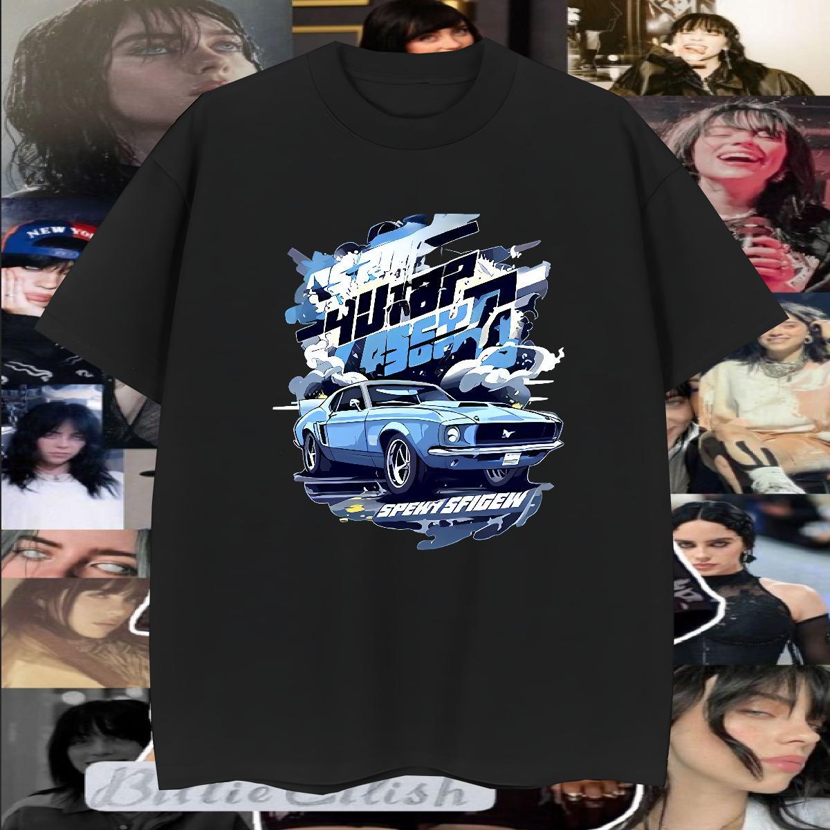 High Quality T-Shirts 230g Pure Cotton car Sport Custom Printing Short Sleeve O-Neck Tshirt for Man Woman New Arrival Polos