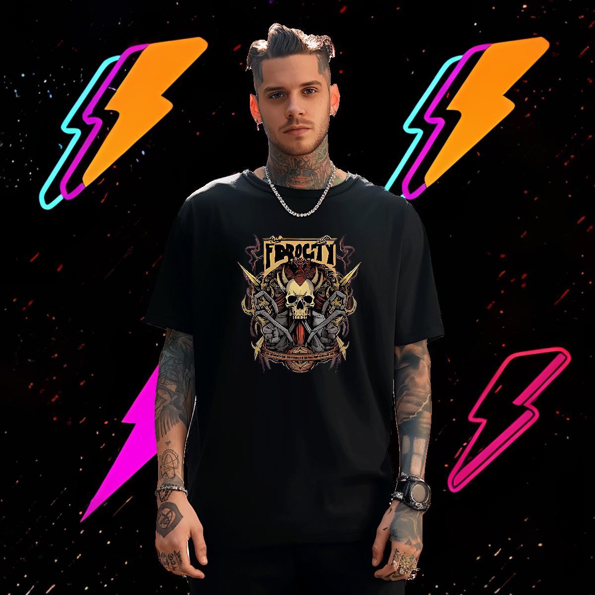 Wholesale Mens T Shirts 230g 100% Cotton skull Casual Daily Wear Oversized 4XL Breathable Soft Couples T Shirts Factory Direct Tops