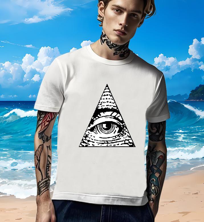Wholesale Mens T Shirts 230g Pure Cotton eye of the devil Spring Summer Oversized 3XL 4XL Breathable Crew Neck Men Tshirts Stylist Tops Shirt