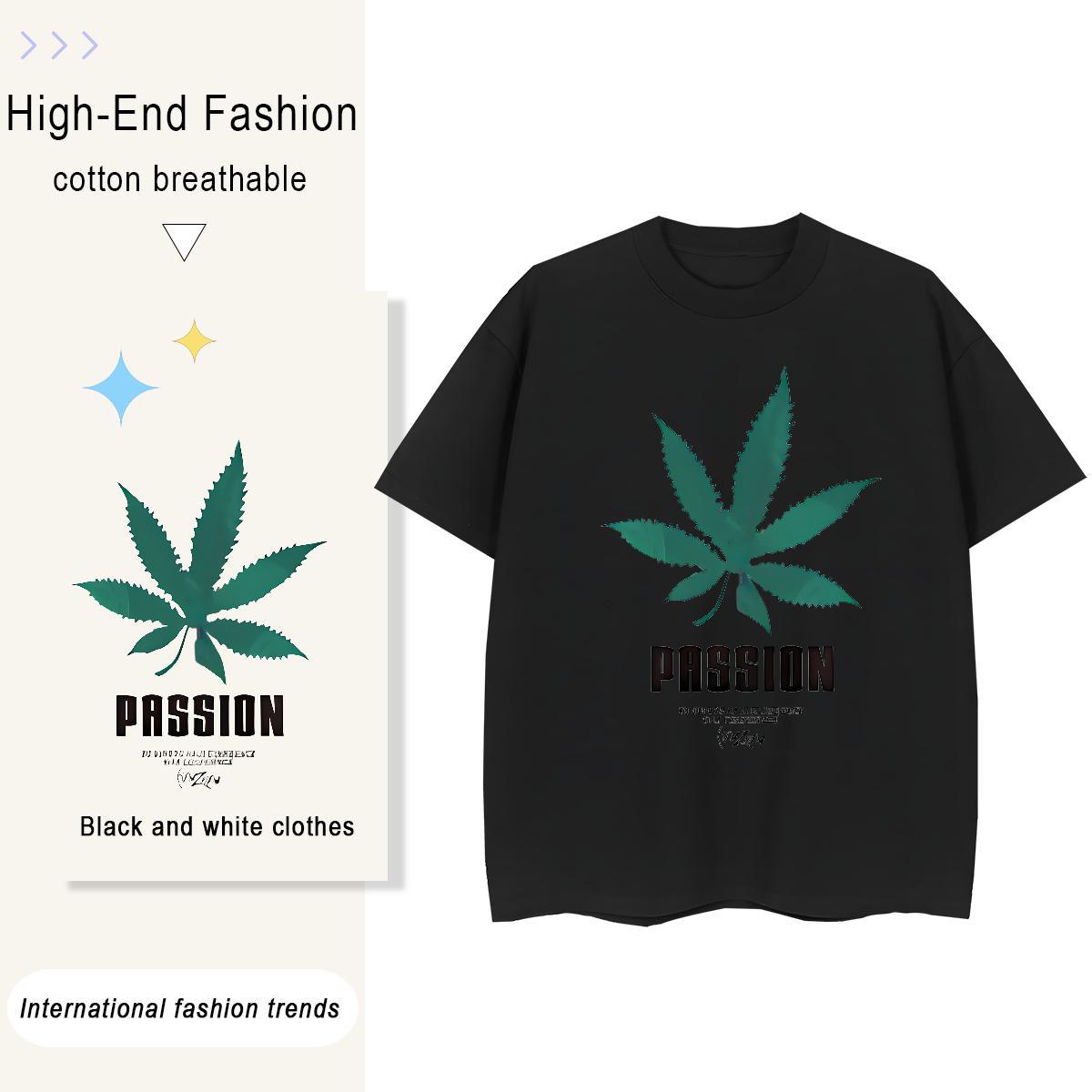 Fashion Designer Tshirt for Man Woman tree Daily Wear 230g 100% Cotton Top Tees Round Neck Short Sleeve Loose T shirt Plus Size Custom
