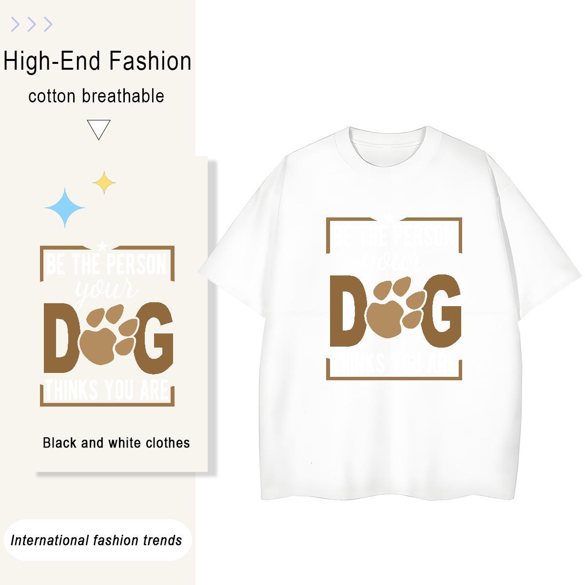 Free Shipping Womens Tshirts 230g Cotton letter Hip Hop T shirt Breathable Soft Custom Cartoon Wear