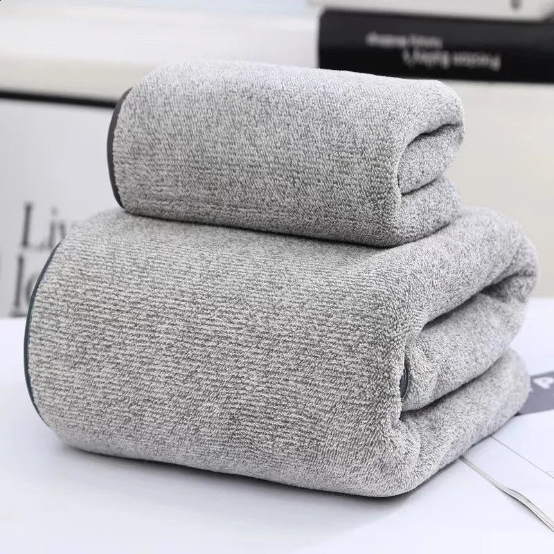 Quick-Drying Bamboo Striped Towel Set For Soft And Absorbent Bathroom Experience Bath Towel Set or Hand Towel 240823