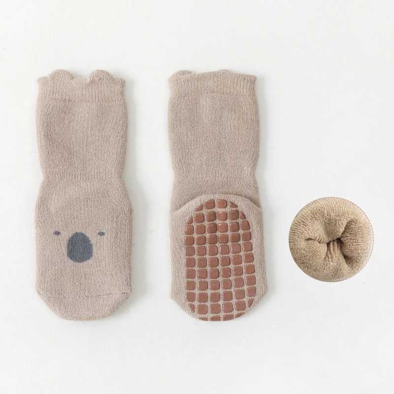 Cartoon Newborn Socks Childrens Anti-slip Socks Cute Boy Cotton Baby Toddler Socks CL240824