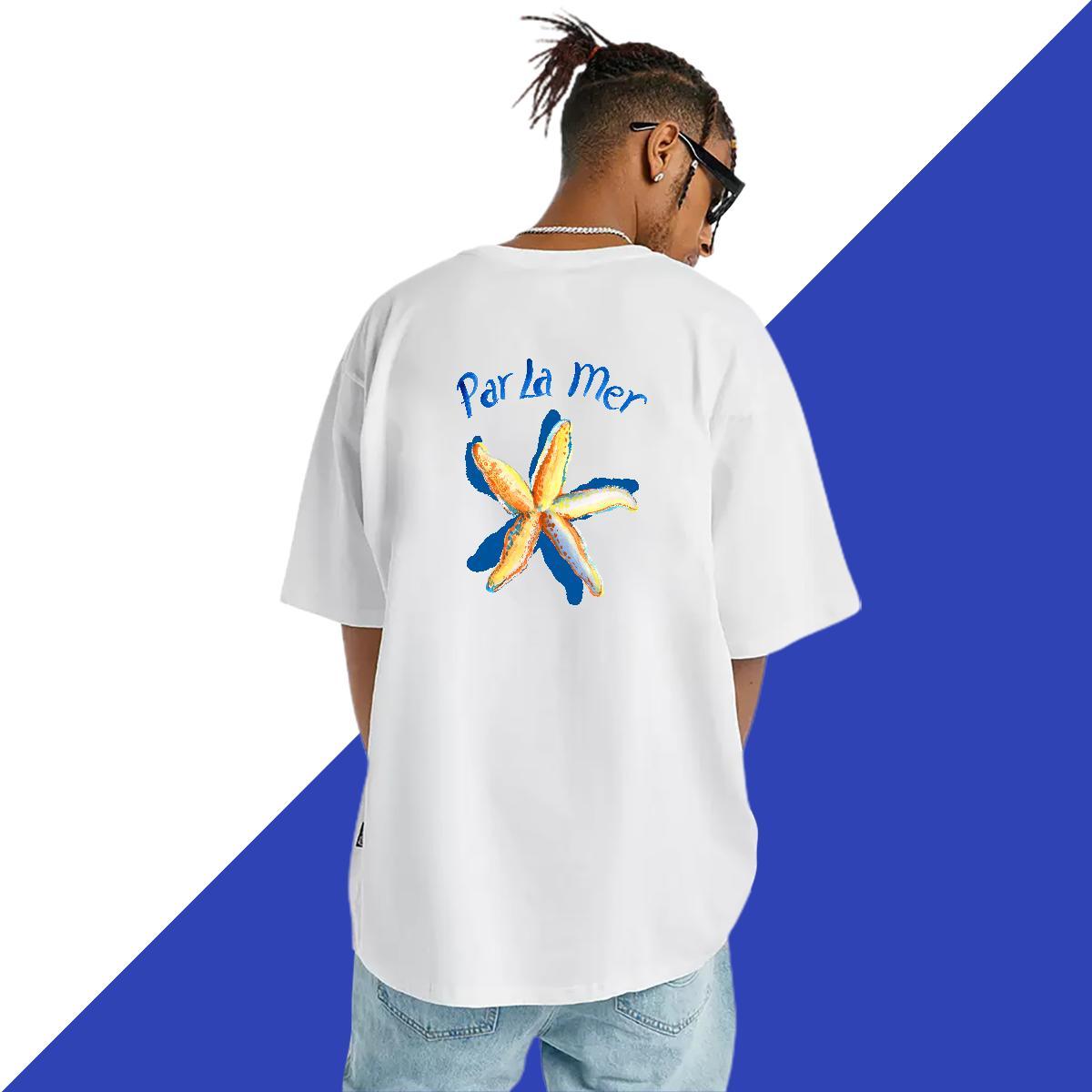 Wholesale T shirt 100% Cotton 230g letter Summer Casual Graphic Short Sleeve Soft Couples T Shirts New Designer Tees