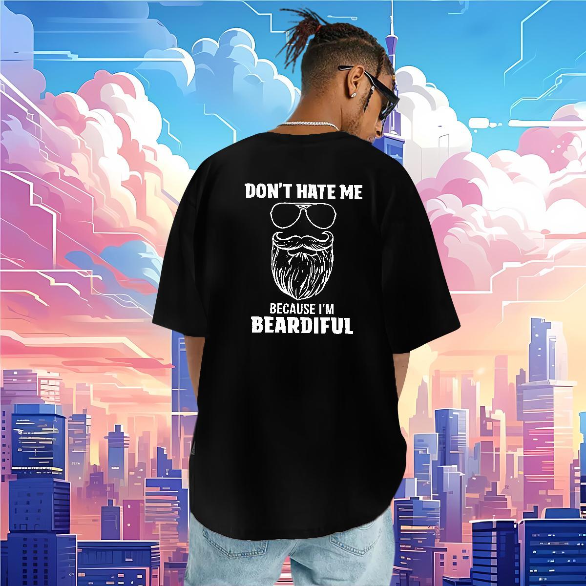 Comfortable Man T Shirts 230g Cotton letter Street wear Hip Hop Anime Print O Neck Short Sleeves Couples T Shirts Fashion New Tees