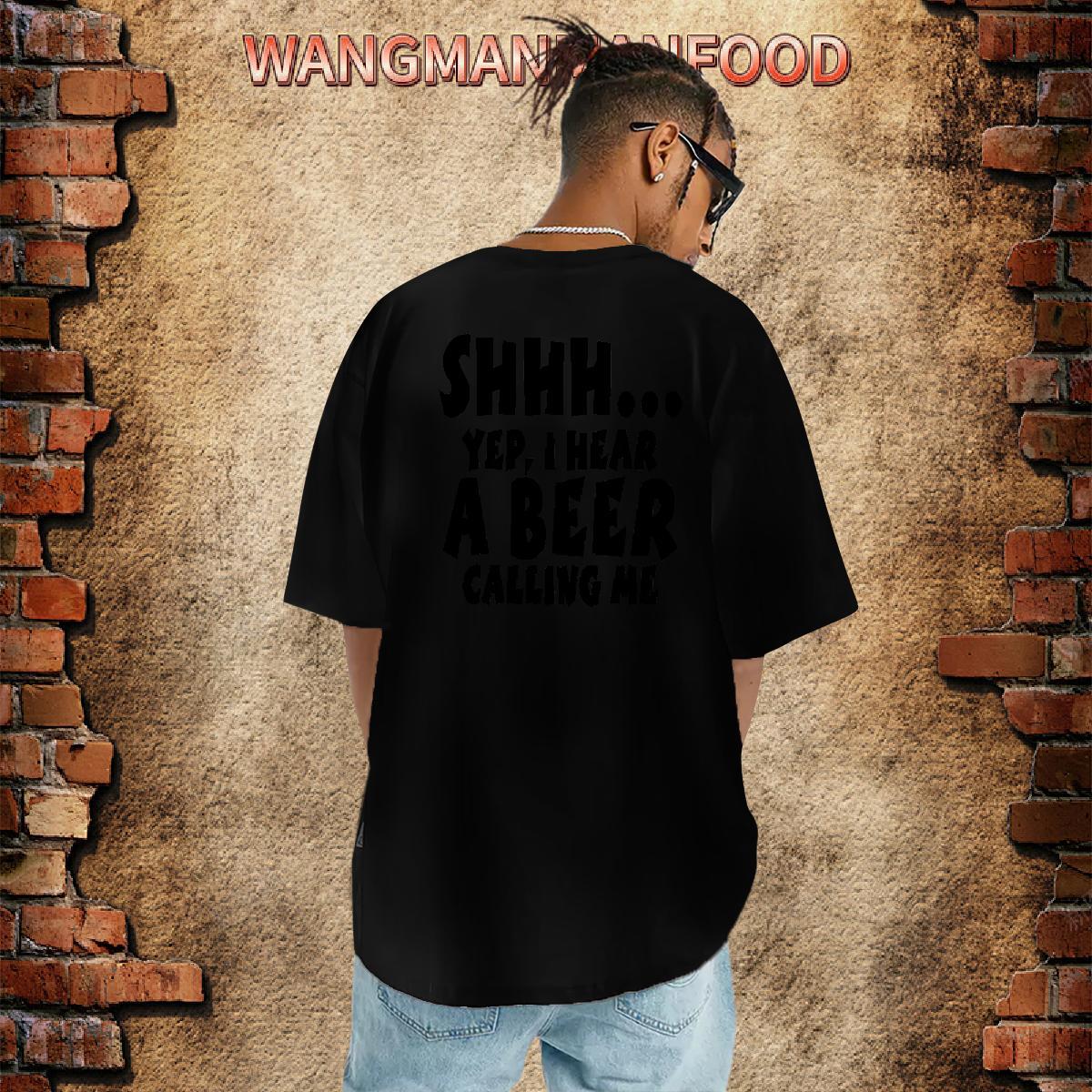 Loose T Shirt For Man 230g Pure Cotton letter Casual DIY Printed Breathable Soft Men Tshirts Stylist Tops Tees