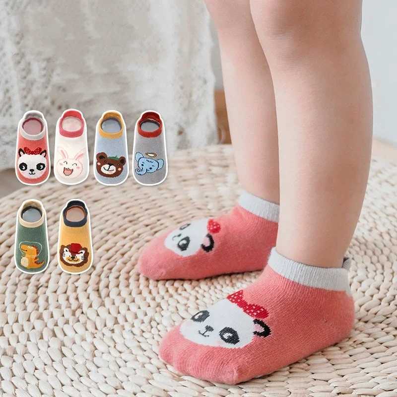 Children Baby Girls Boys School Cotton Ankle Socks Home Trampoline Short Socks Kids Toddler Cute Floor Sport Non-slip Socks CL240824