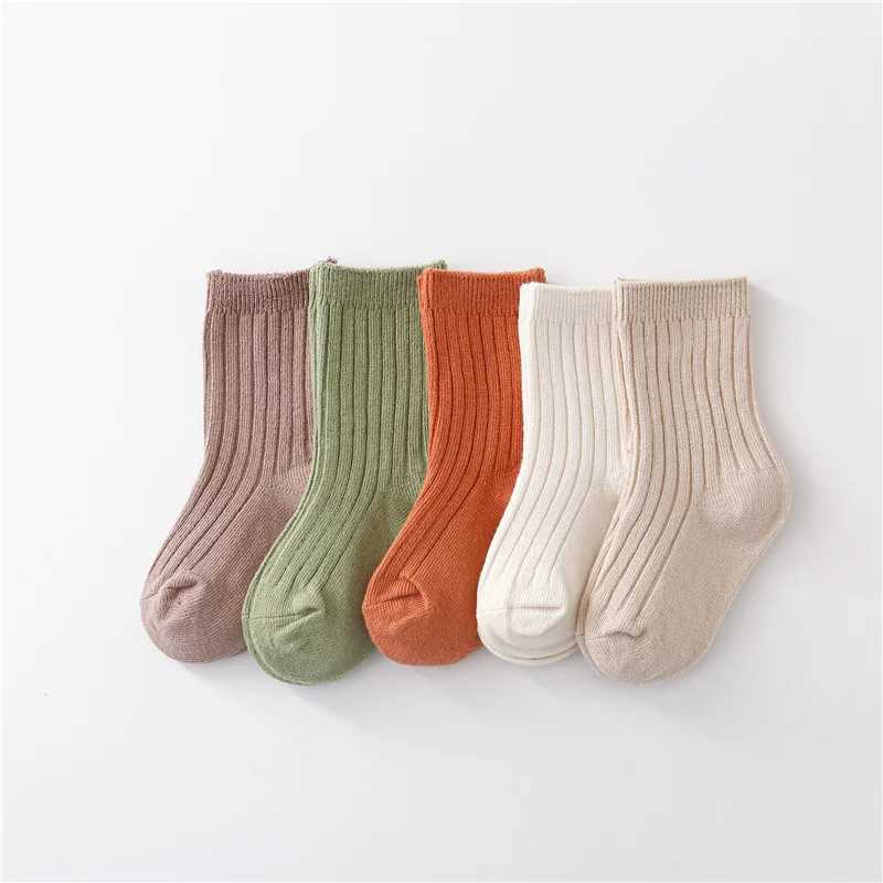 Lawadka 5Pairs/lot Baby Girls Boys Socks Cotton Soft Childrens Socks Korean Style Socks For Girls Boys Spring Autumn 0-5Years CL240824