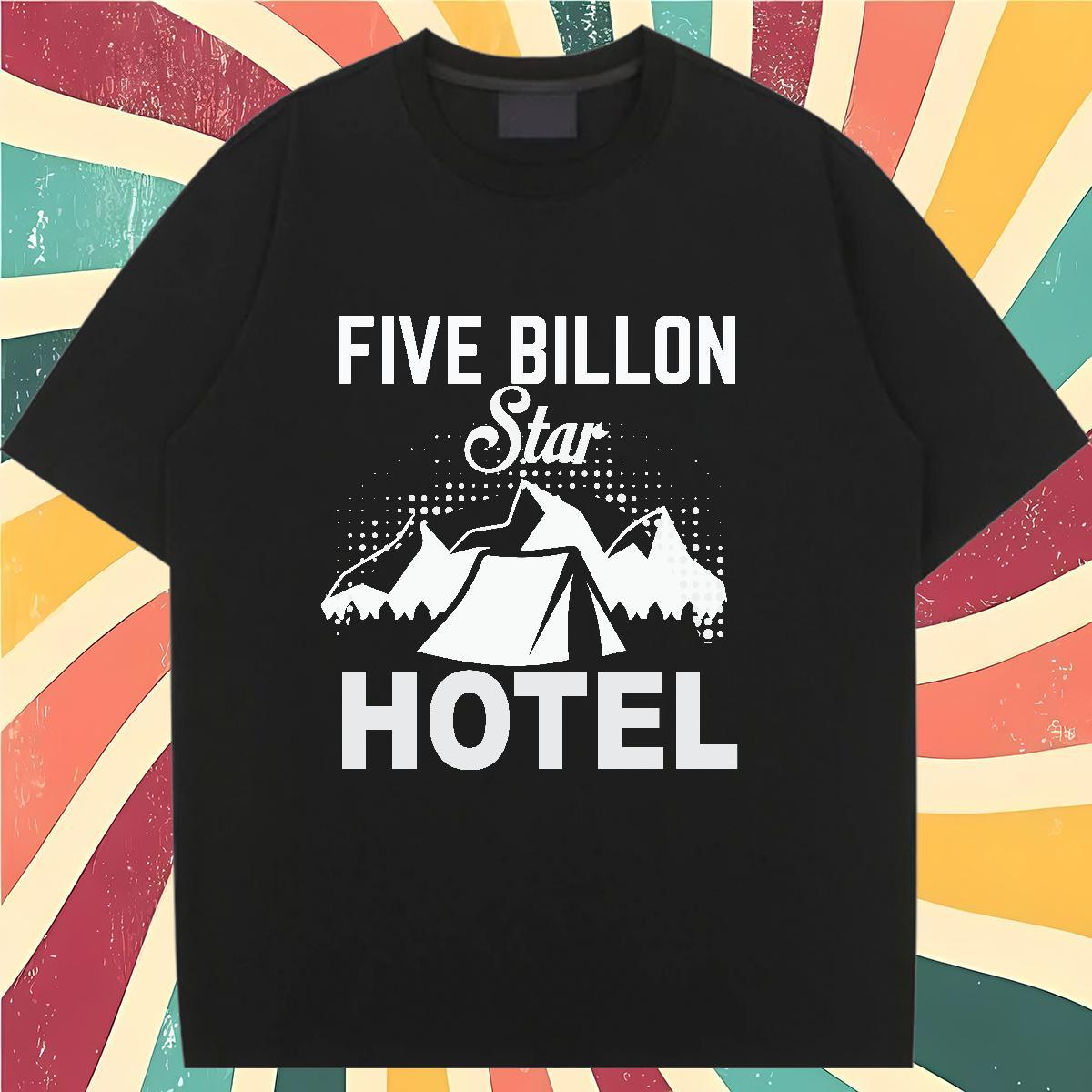 Comfortable Lady T shirt 230g 100% Cotton five billon Star Spring Summer Woman T Shirts O Neck Short Sleeves Black Oversized Wear