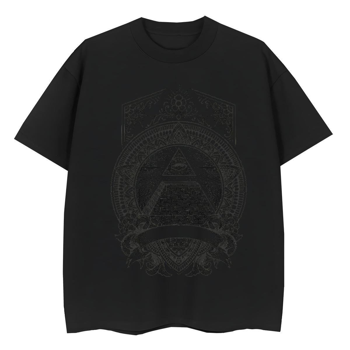 Unisex T Shirt For Man 230g Cotton eye of the devil Casual Daily Wear Anime O-Neck Short Sleeve Men Tees Fashion Casual Tees Shirts