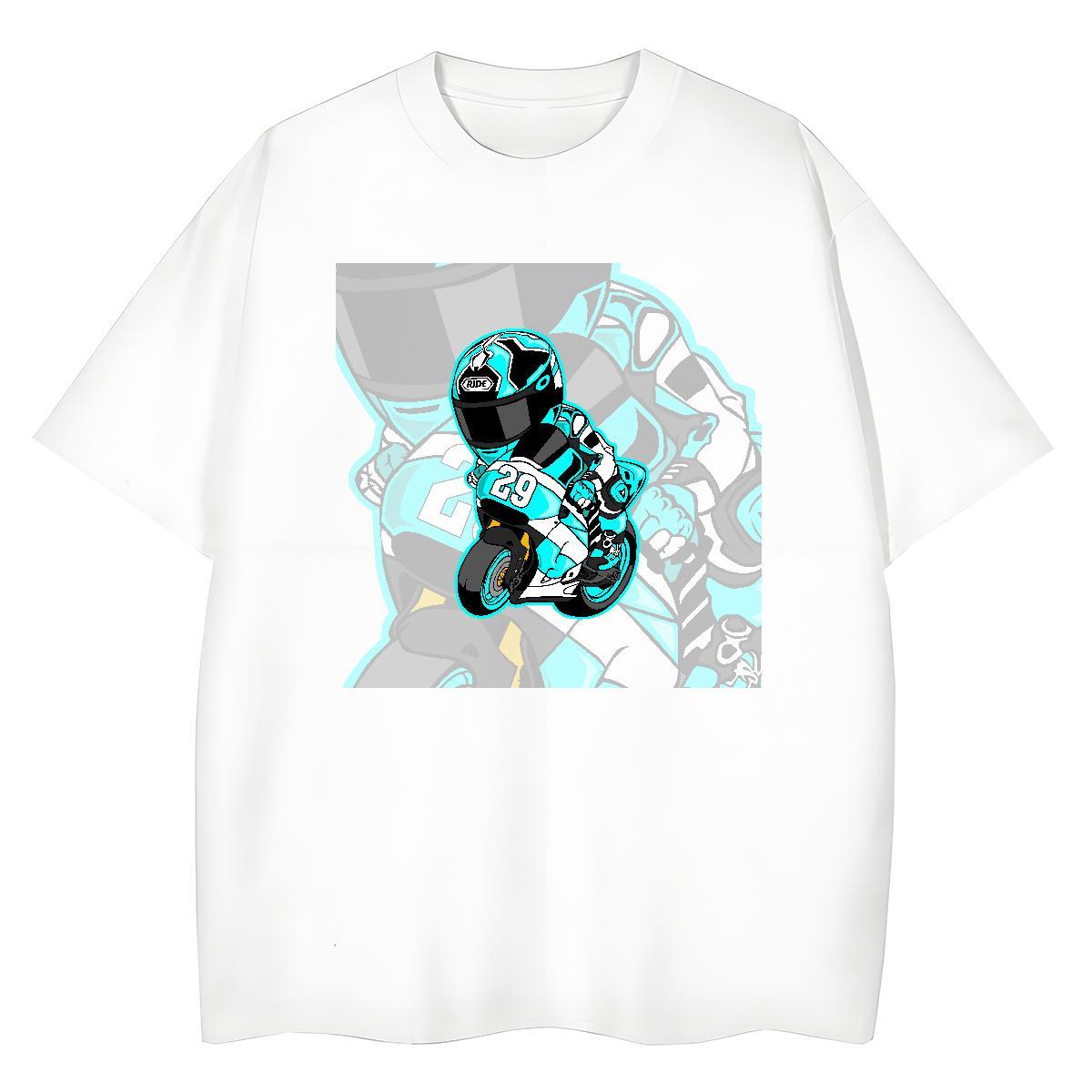 Designer T Shirts Men 230g Cotton portrait Hip Hop Custom Cartoon Breathable Crew Neck Couples T Shirts 2024 New Top Tees