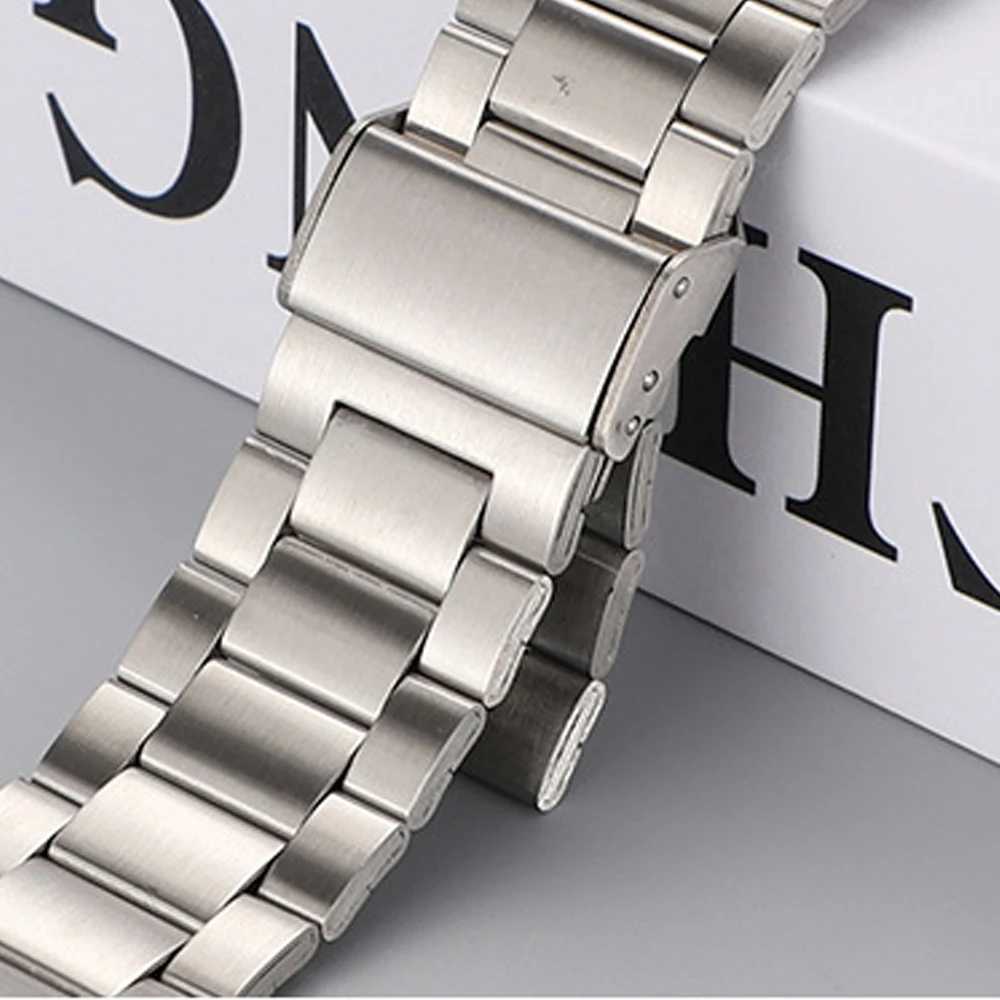 Suitable for Apple Watch Band Ultra 1/2 49mm 45mm 44mm 42mm 41mm 40mm 38mm stainless steel strap suitable for iWatch SE 9 8 7 6 5 4 2 1 bracelet W2408 - view 3