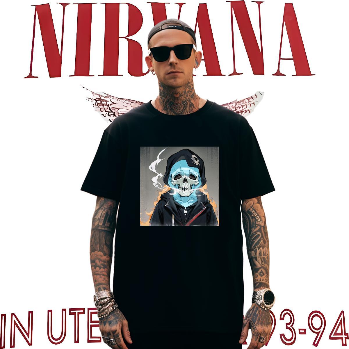 Loose T-Shirts for Men 100% Cotton 230g skull Hip Hop Street DIY Printed O-Neck Short Sleeve Men Tshirts 2024 Designer Clothings