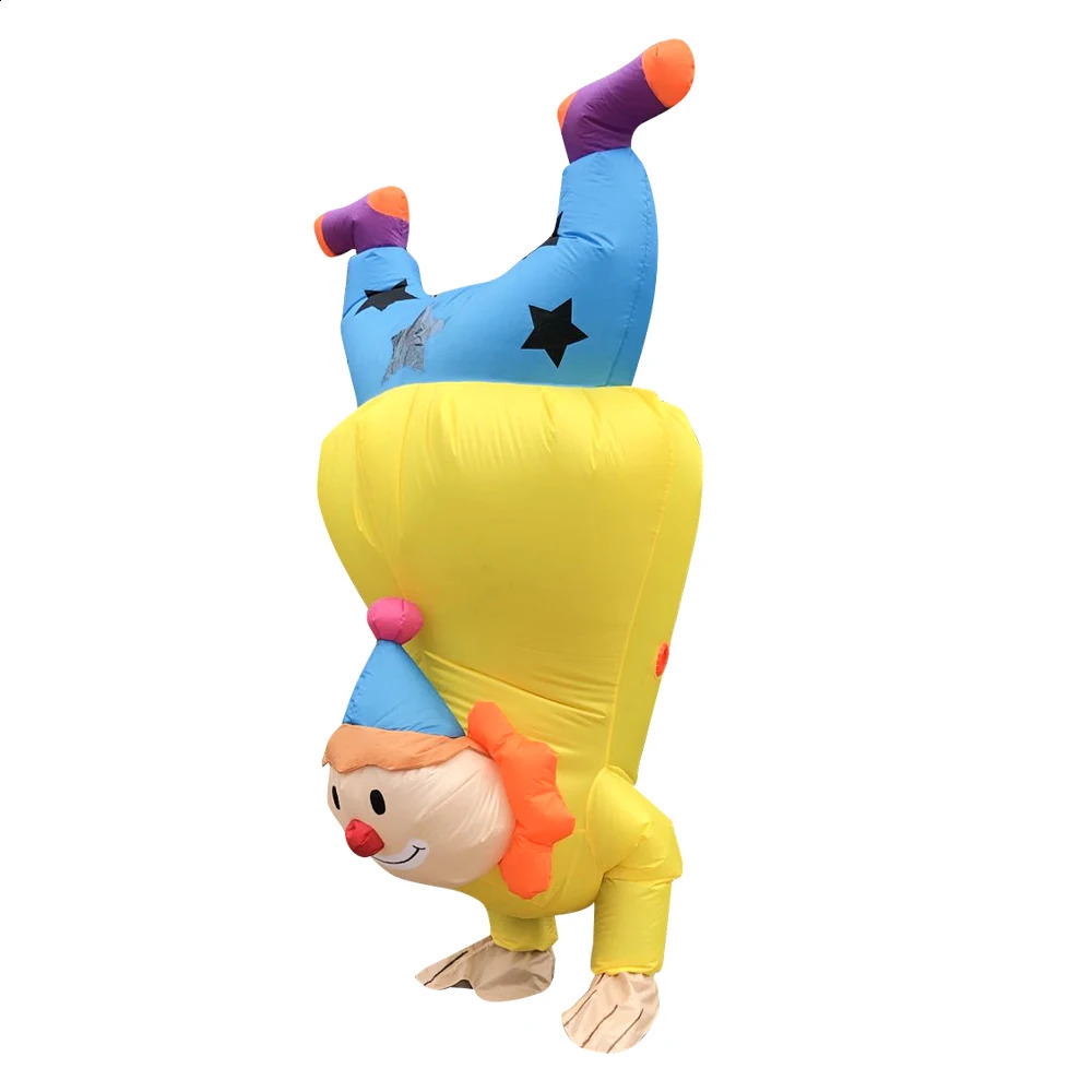 Adult Sumo Ballet Performer Clown Inflatable Costume Purim Halloween Christmas Anime Cosplay Horror Mascot Party Fun Set w240824
