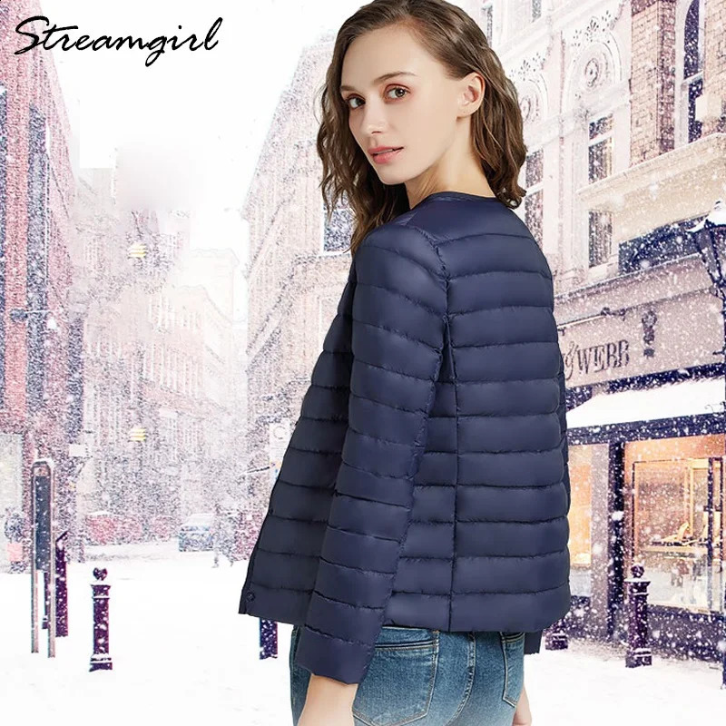 Ultra thin down jacket womens plus size pink lightweight 240823