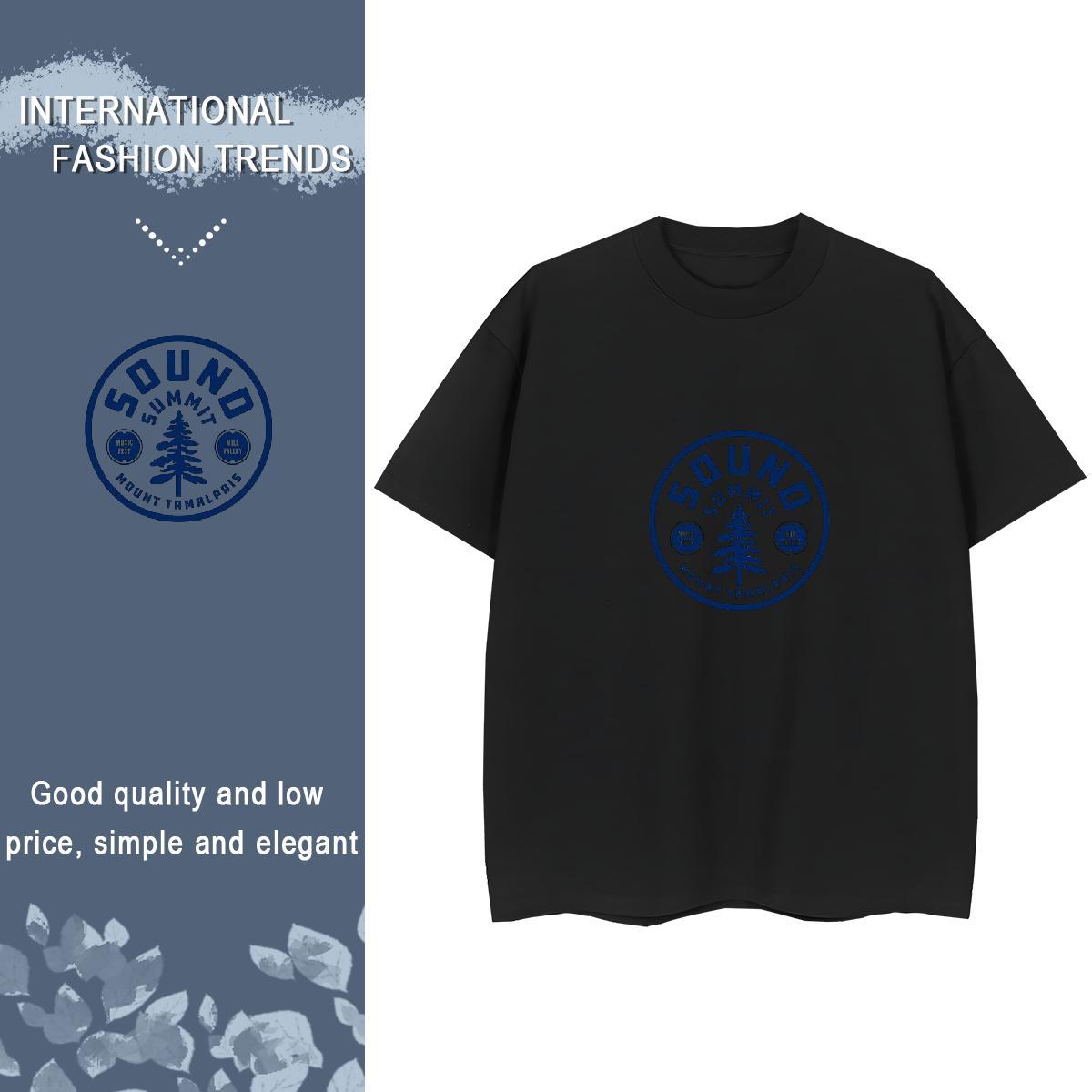 5A Tshirt for Man Woman 230g Cotton letter Street Casual T Shirt For Woman O-Neck Short Sleeve DIY Anime Printed Tees