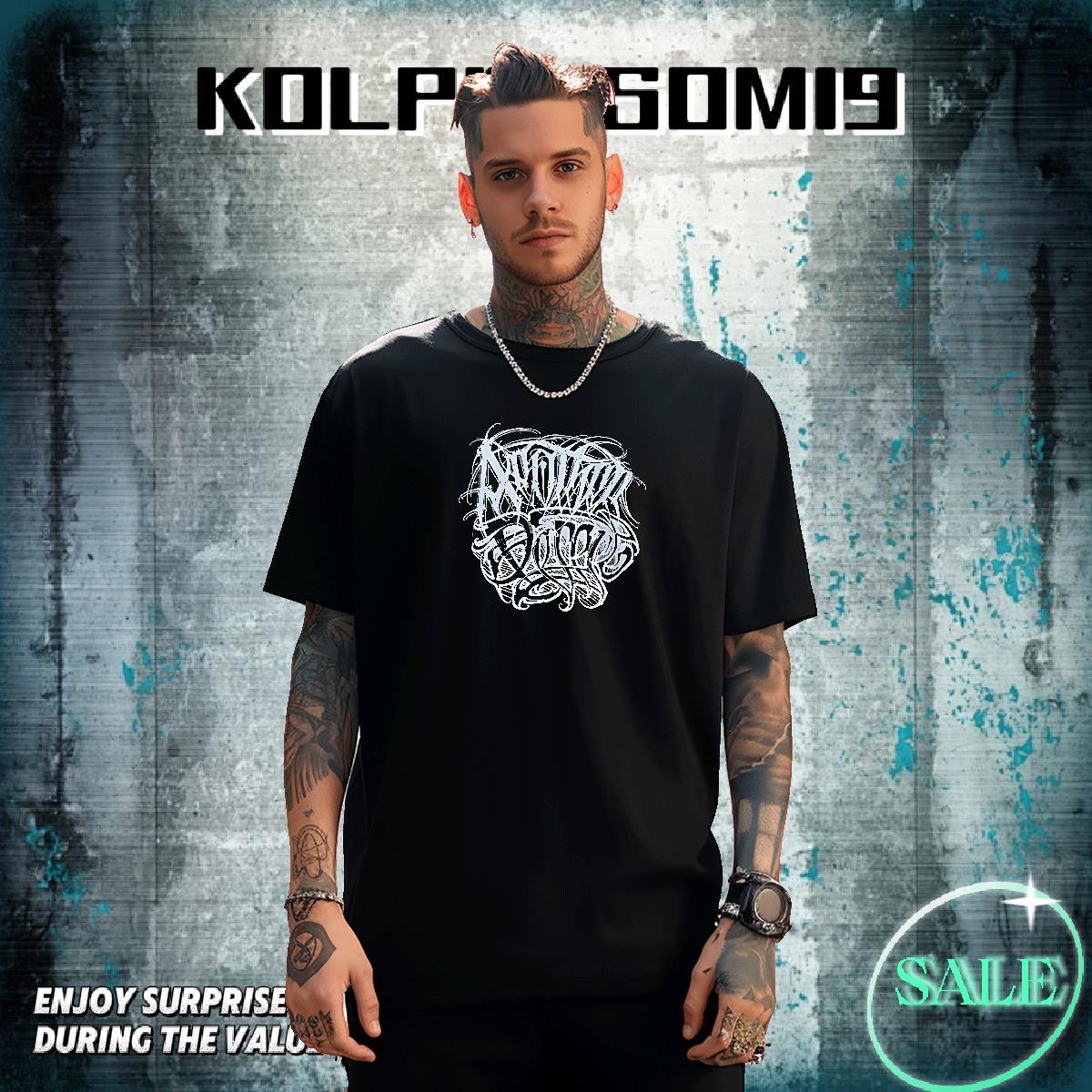 TOP Quality T shirt 100% Cotton 230g Religion Casual Beach Black White Crew Neck Tshirt for Man Woman Classic Clothes