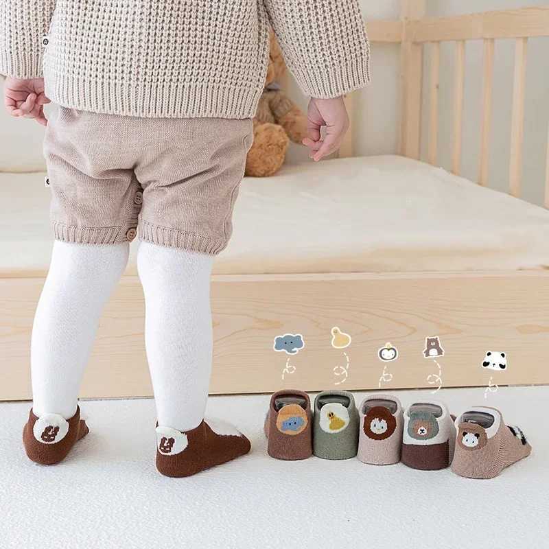 Thicken Baby Kids Thermal Socks Autumn Winter Trampoline Socks Warm Toddler Boy Girls Floor Socks Children Clothing Accessories CL240824