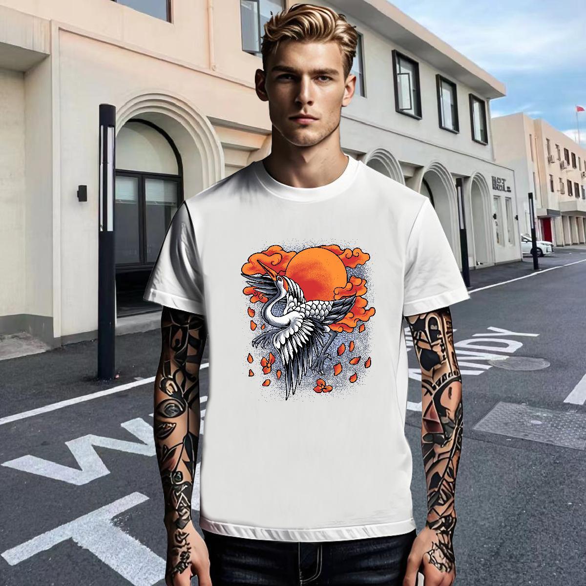 2024 New Couples T Shirts beautiful Sport 230g Cotton Tshirts Pure Cotton Soft Men T Shirts Skull