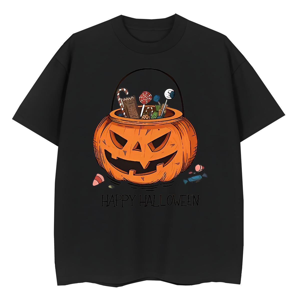 New Designer Men Tops Tees halloween Summer Casual 230g Pure Cotton Top Tees O-Neck Short Sleeve Comfortable T-Shirts DIY Logo Oversized