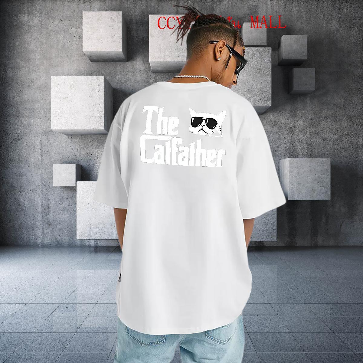 Loose Mens T Shirts 230g Pure Cotton letter Beach Oversized Breathable Short Sleeve Men Tops Tees Brand Tees Shirts
