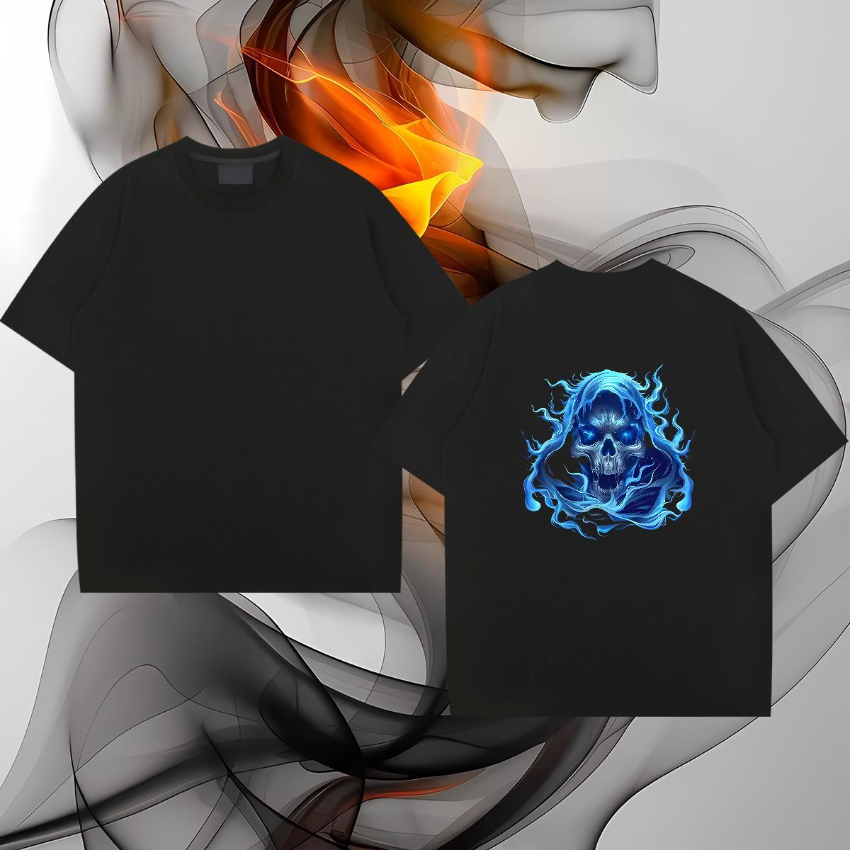 Wholesale T Shirt For Man 230g Pure Cotton angry Outdoor DIY Printed Short Sleeve Soft Tshirts Designer Top Tees
