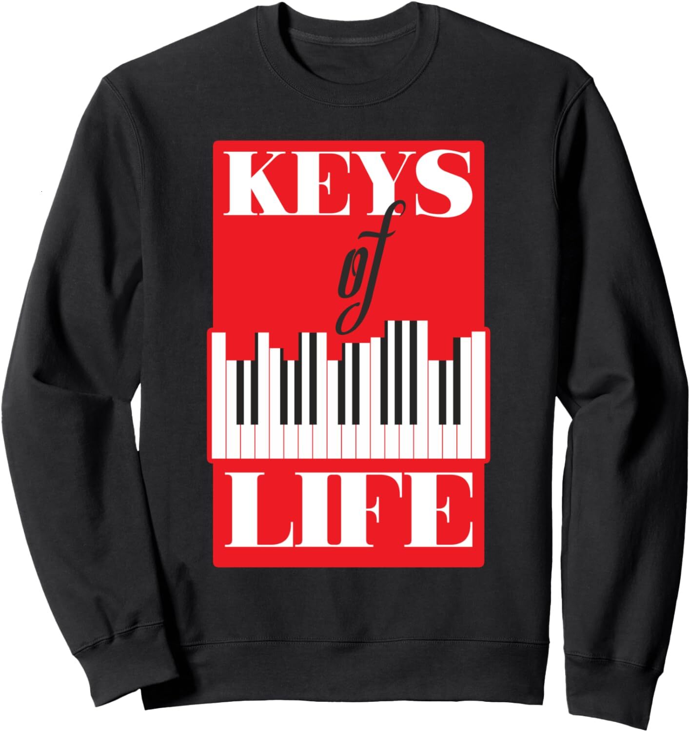 Long Sleeve Shirts For Men Sweatshirt Keys Of Life Pianist Birthday Gift Musician Sweatshirt T Shirt Tee Streetwear Casual Tops Clothes Free shipping