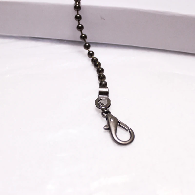 60120cm Ball Handbag Metal Chains Shoulder Bag Strap DIY Purse Chain Gold Silver Bronze Black Handles Bag Accessories Chain 240824