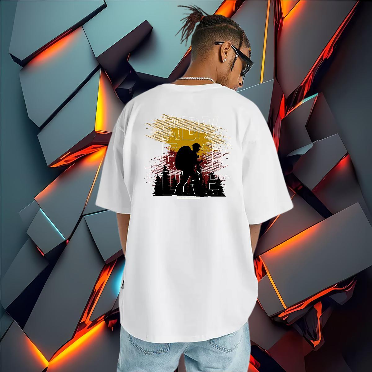 TOP Quality T shirt 230g Cotton character Casual Beach Asian Size Breathable Short Sleeve Men Tshirts Casual New Tees Shirts