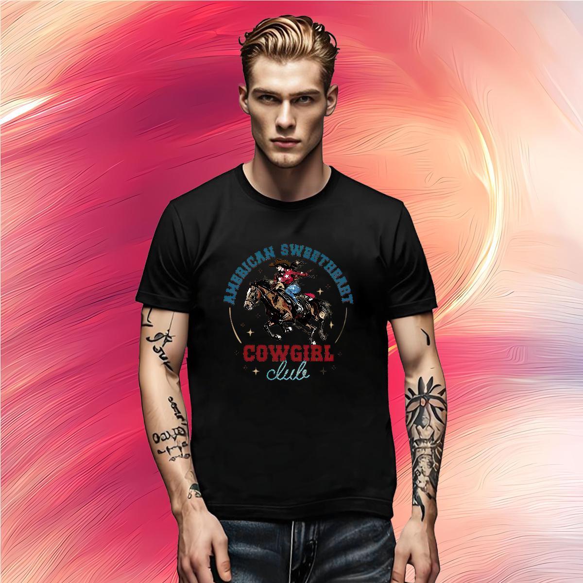2024 New Tshirt for Man Woman horse Beach 100% Cotton 230g Tees Crew Neck Comfortable Men T Shirts Custom Print Oversized