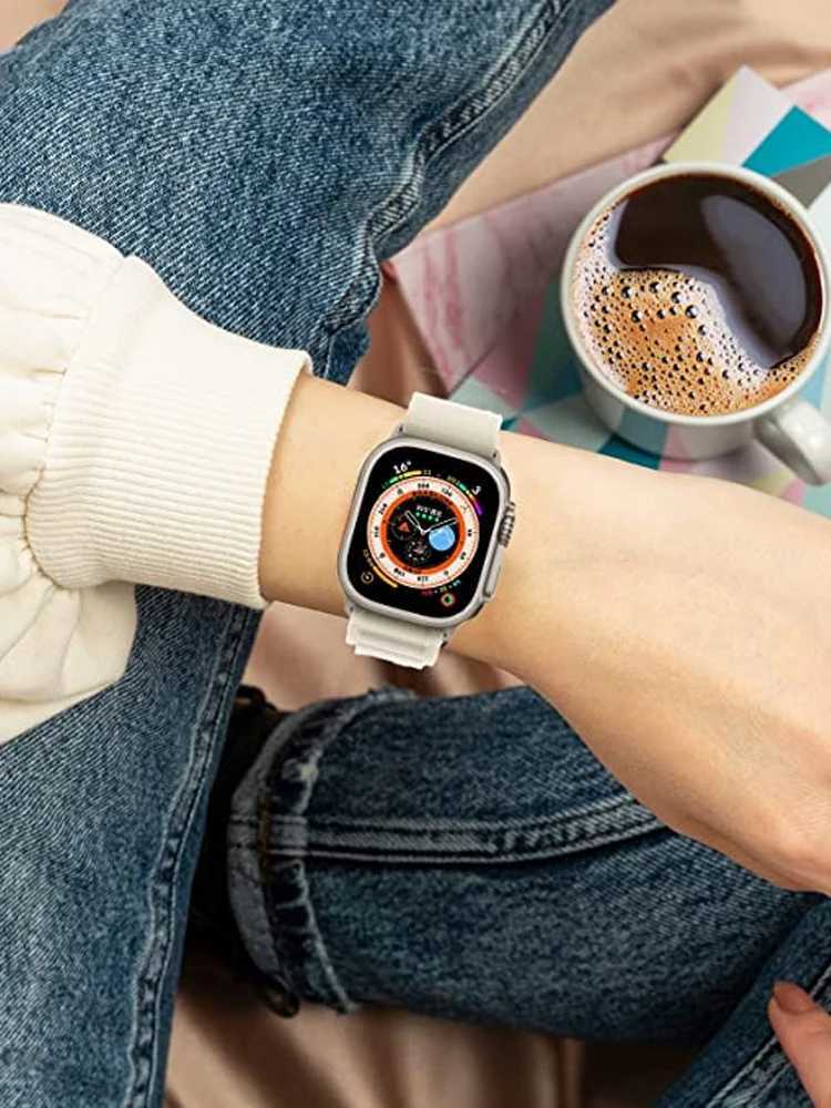 Alpine Loop for Apple Watch Ultra 2 Band 49mm 44mm 45mm 40mm 41mm 42mm 38mm correa iwatch Bracelet Series 9 8 7 SE 6 5 4 3 Strap W240824