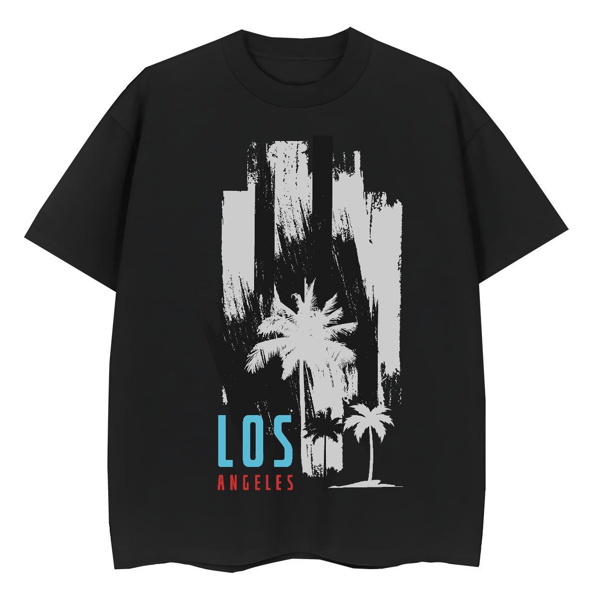 Fashion Casual Men Tees tree Anime Printing Street 230g 100% Cotton Tops Short Sleeve Soft Classic Mens T Shirts Customized Print