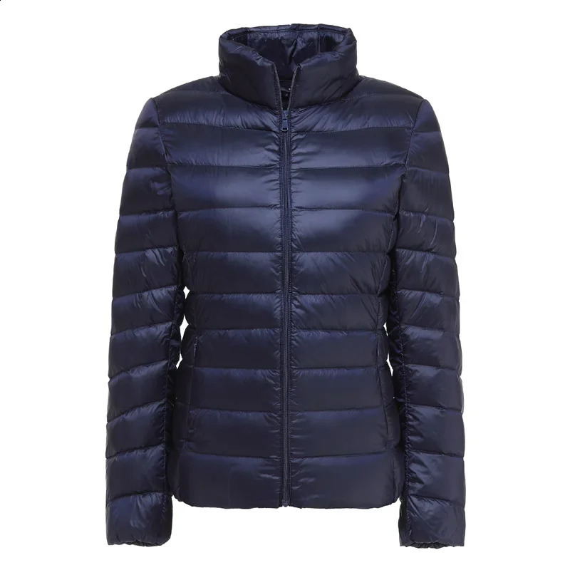 Customized UZZDSS autumn womens ultrathin down jacket 90% white duck hooded WYRF1051968 240823