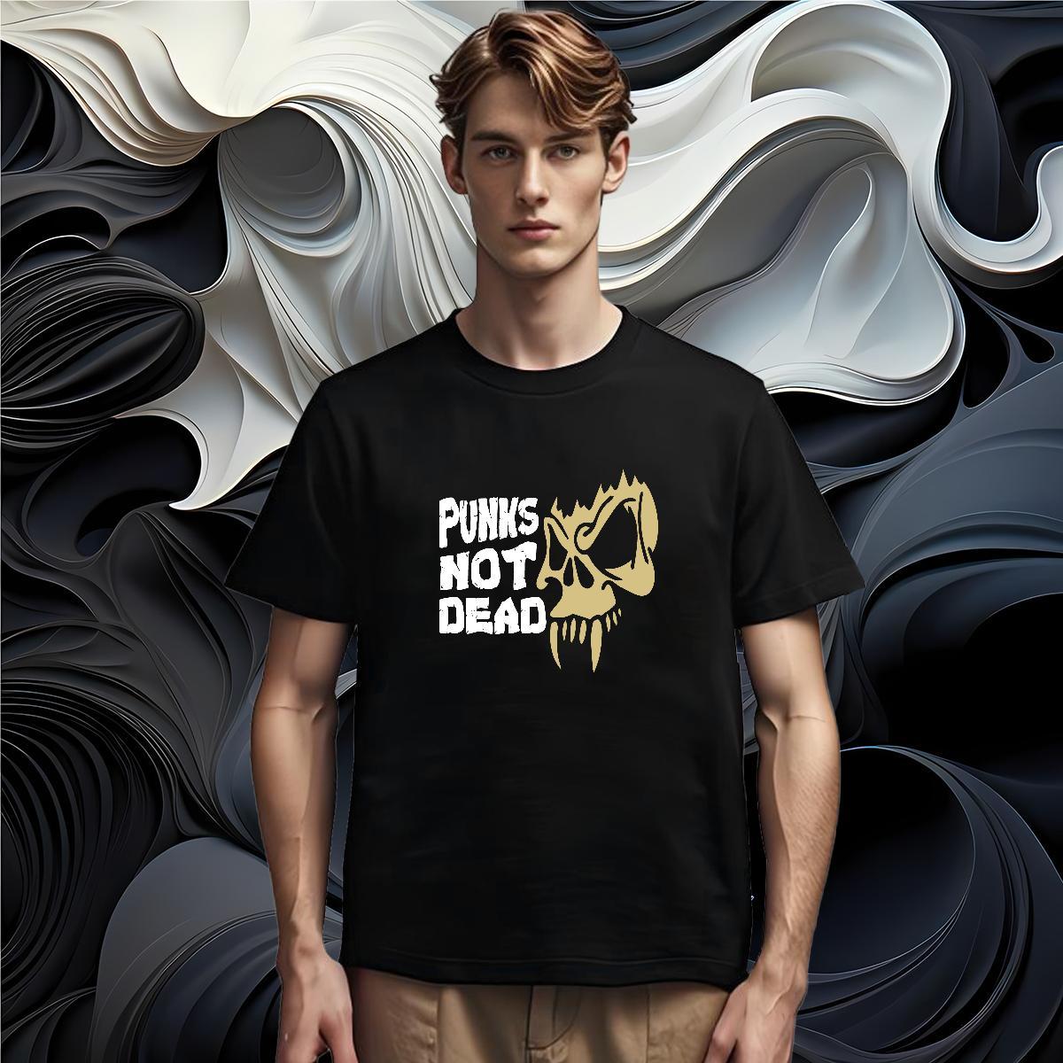 Brand Mens T Shirts 230g Cotton skull Hip Hop Street Custom Print Oversized Breathable Soft Mens Tshirts Factory Direct Tops Tees