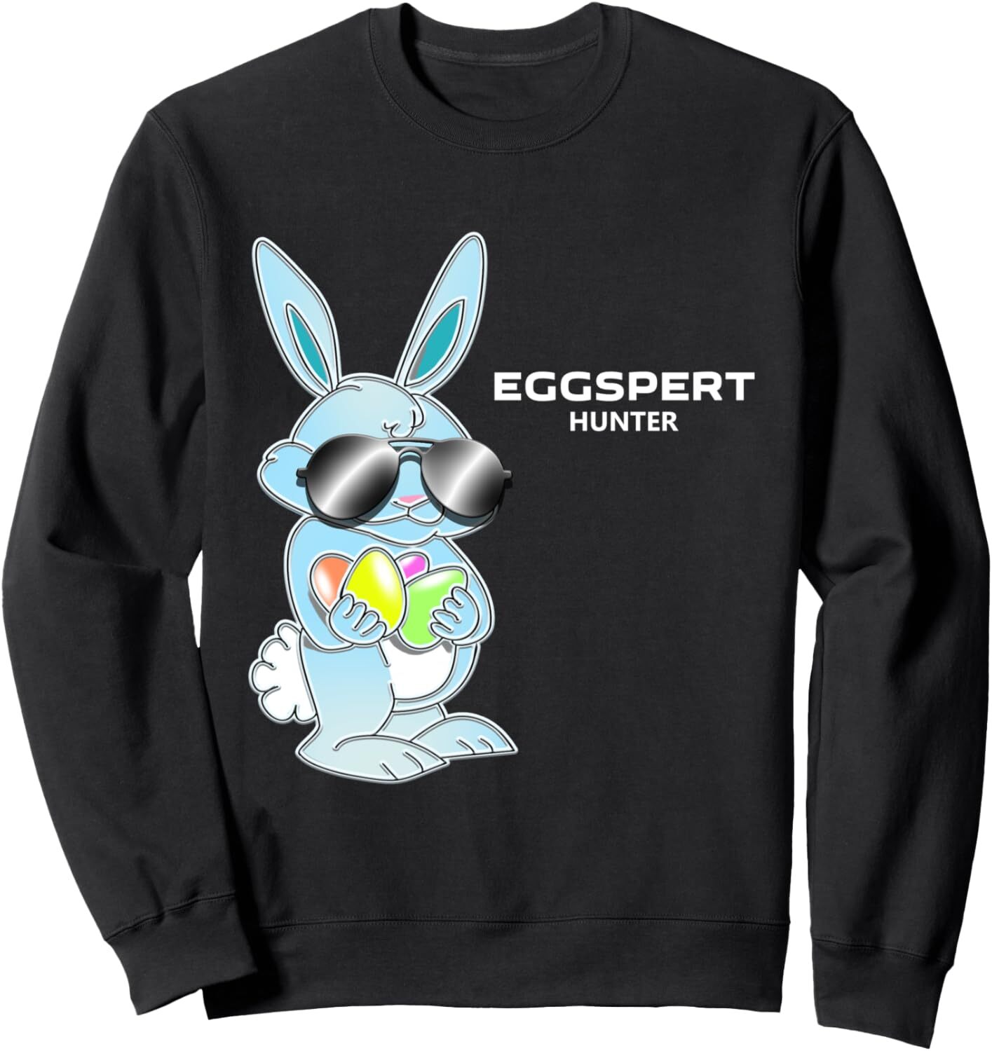 Long Sleeve Shirts for Men sweatshirt Eggspert Hunter Egg Hunt Cool Easter Bunny Funny Sweatshirt T shirt Tee Streetwear Casual tops clothes