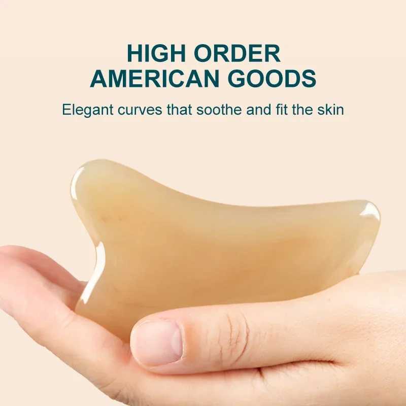 Facial Massager Face Scraping Gua Sha Board Resin Face Massage Roller for Neck Eye Promote Blood Circulation Skin Care Tools CL240824