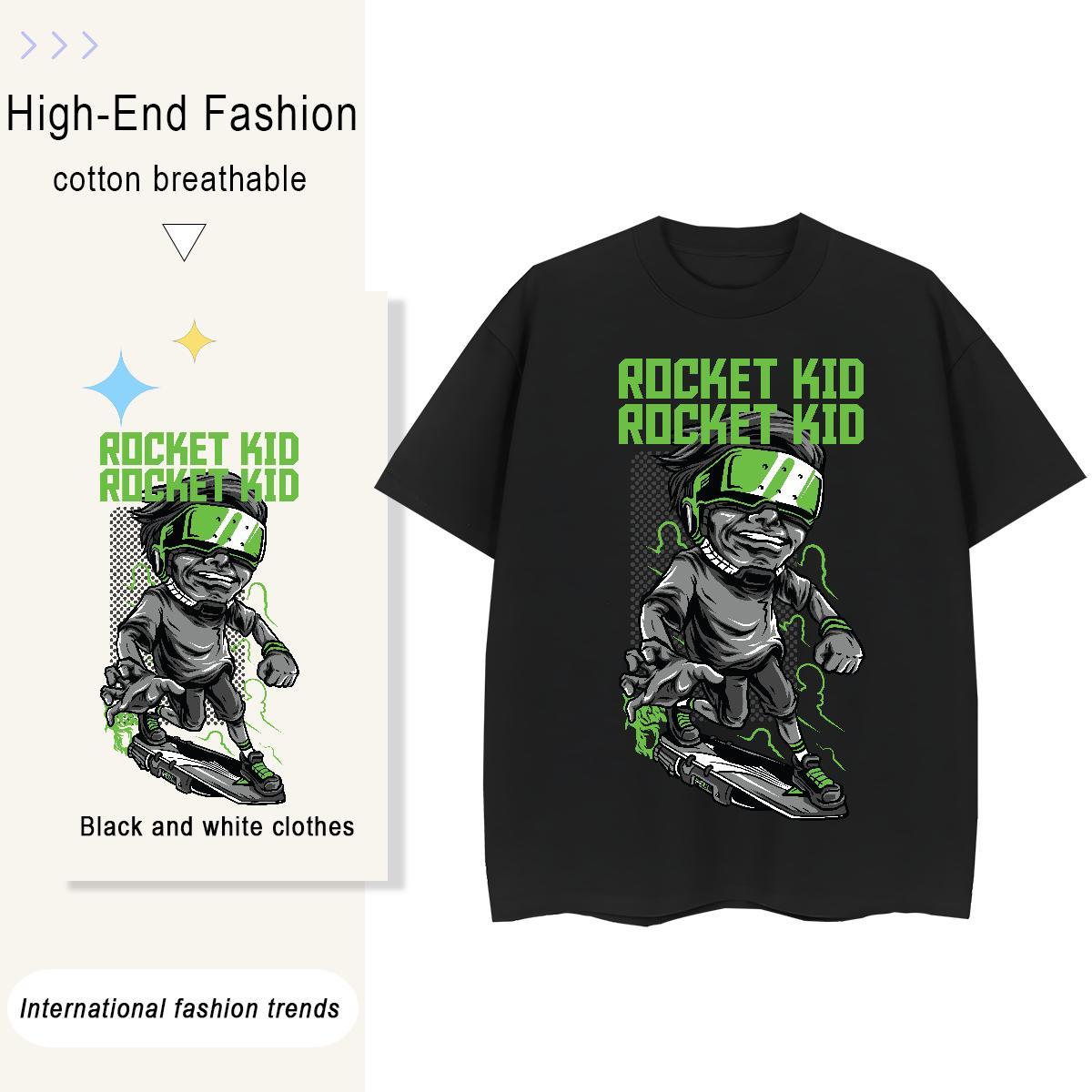 Brand Women Tees 100% Cotton 230g icon Hip Hop T-Shirts Breathable Short Sleeve Floral Print Top Shirts