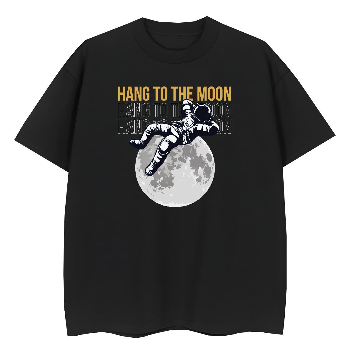 Lady Women Tshirts 230g Pure Cotton cosmonaut Sports Street Wear T-Shirts for Women Breathable Soft Graphic Polos
