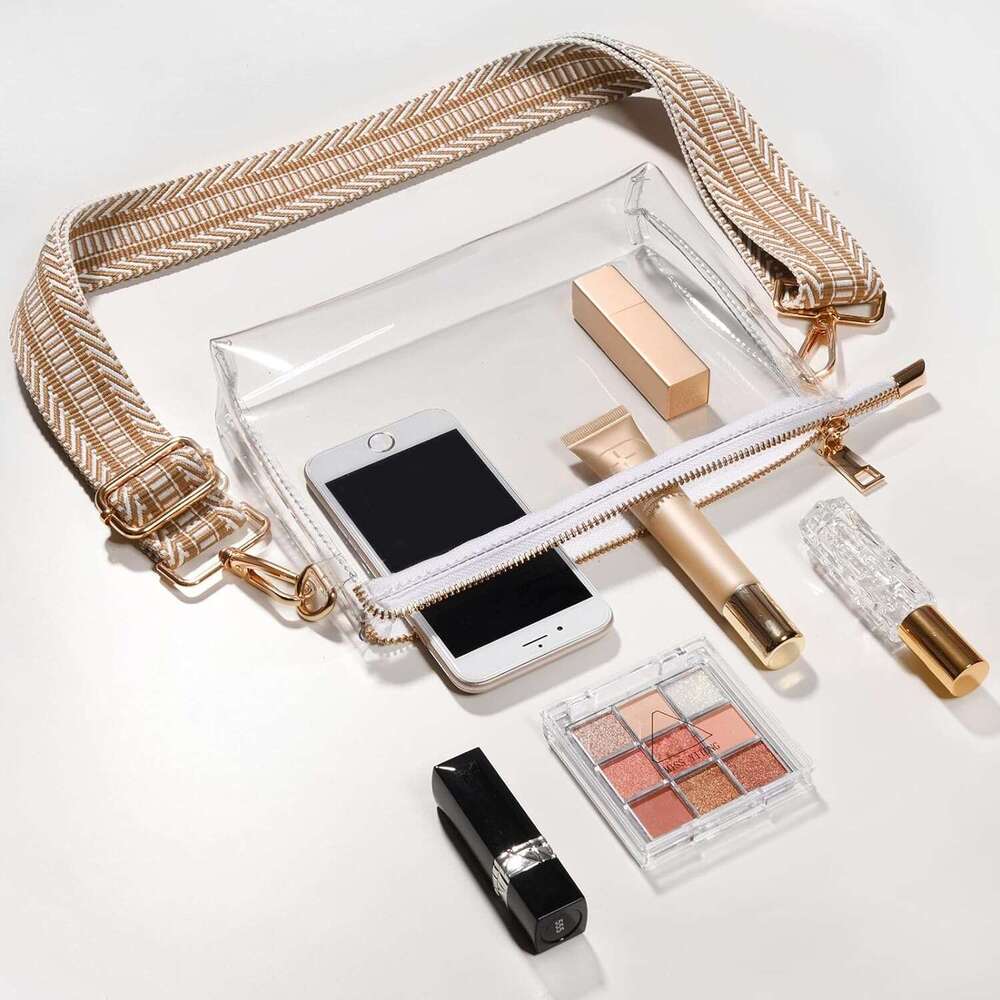 Purse Women Approved, Crossbody Bag, Small Clear Stadium Bag for Concerts Sports Events designer bag