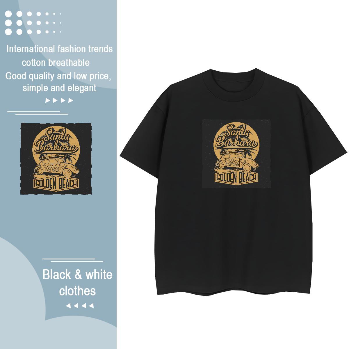 Comfortable T-Shirts for Men 230g 100% Cotton car Sports Casual Custom Big Size Breathable Crew Neck Men Tshirts Classic Tops Tees